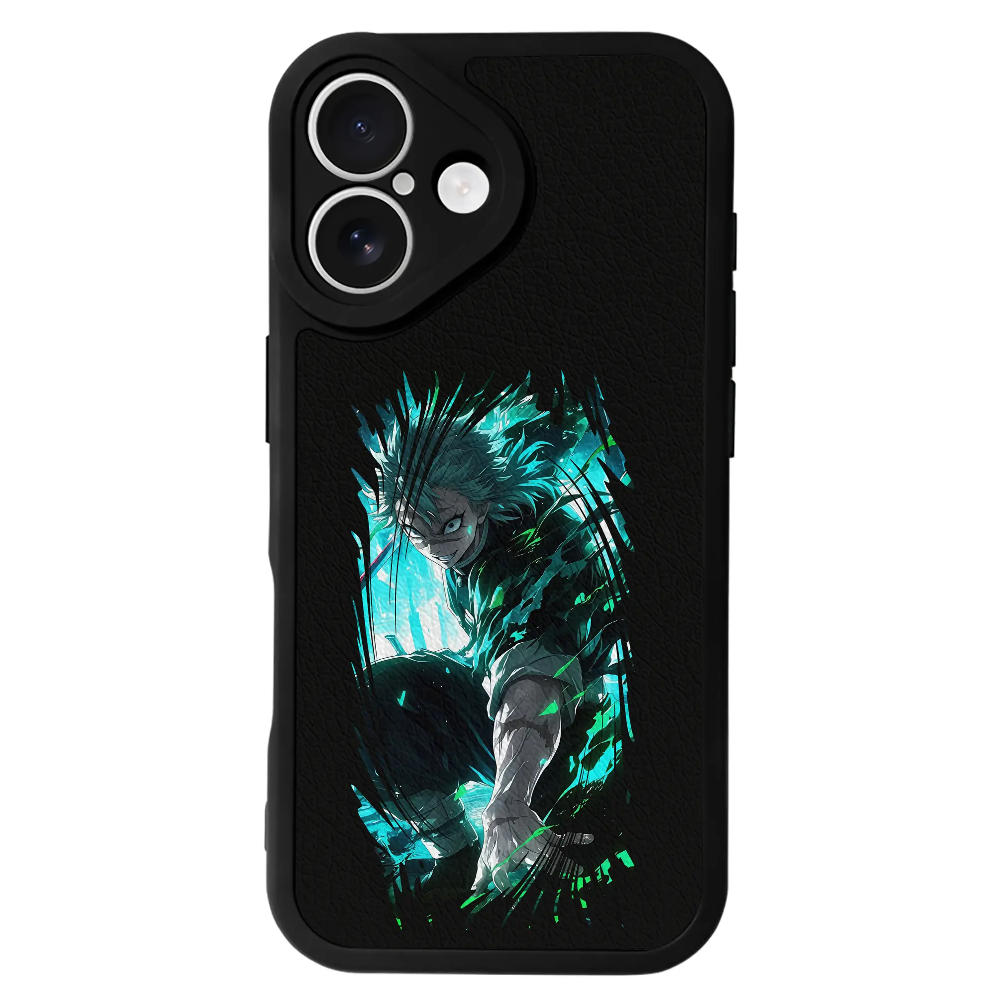 鬼滅の刃 グッズ,不死川 実弥 - IPhone 16シリーズ対応 ・ シリコンスマホケース ・ レザー調 ・ 高精度フィット ・ 耐衝撃 ・ ワイヤレス充電対応 ・ 精密カット